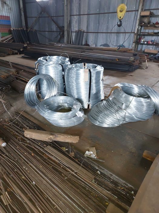 Проволока оцинкованная и вязальная Д 1,2мм-6,0мм