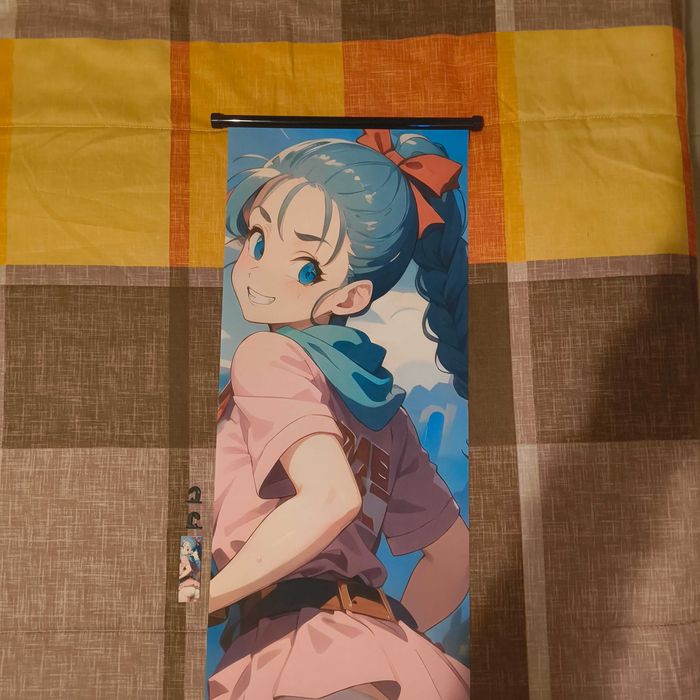 Tela Parede Bulma Dragon Ball