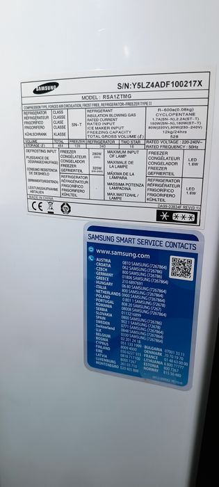 Lodówka Samsung side by side