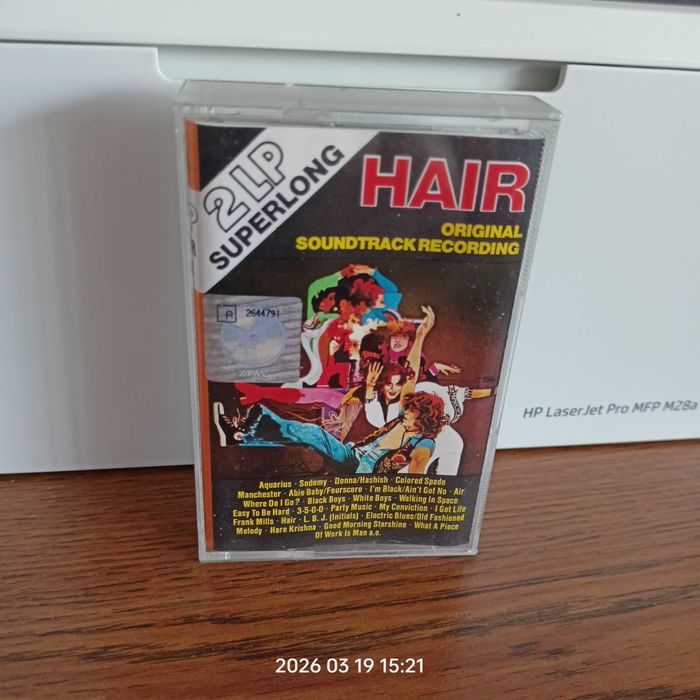 Kaseta: «Hair» – Original Soundtrack Recording