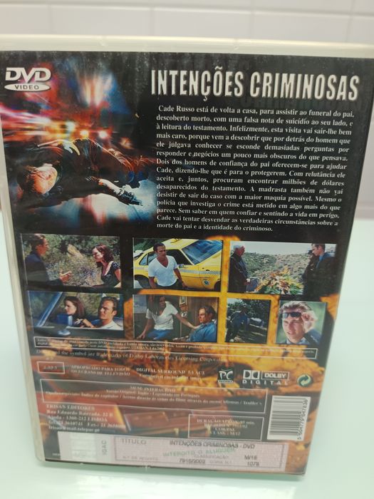 DVD intenções criminosas