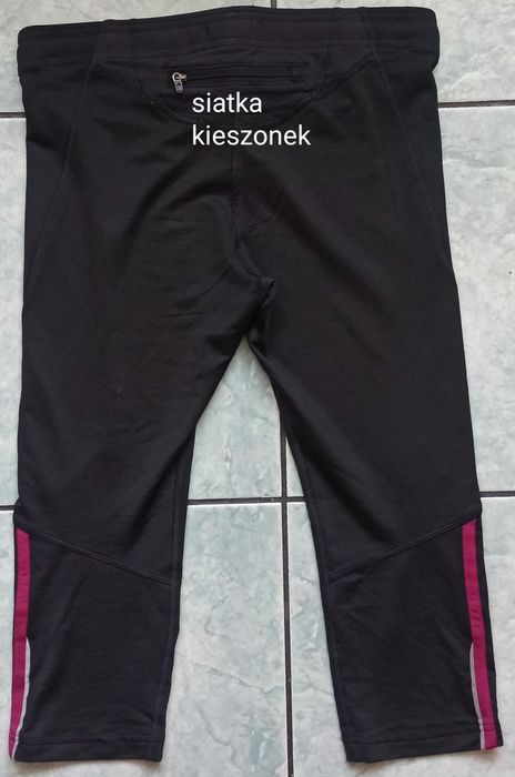 Legginsy dziewczęce 3/4 adidas.