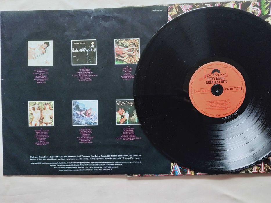 Roxy Music - Greatest Hits - LP 1977 r. Polydor Records Ger EX