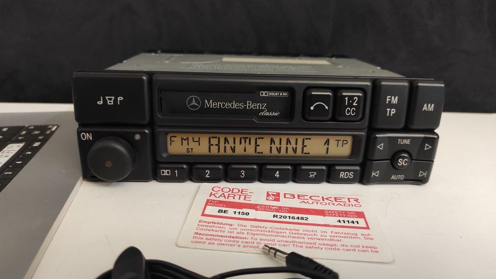 Radio Becker Classic MERCEDES R107 W126 W201 R129 W140 w123 w202 w210 ...