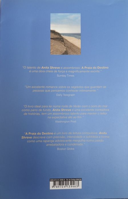 A Praia do Destino de Anita Shreve