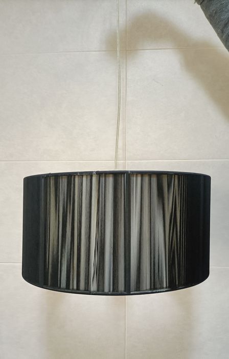 Candeeiro - preto teto