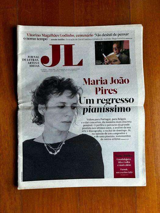 Jornal de Letras: Maria João Pires
