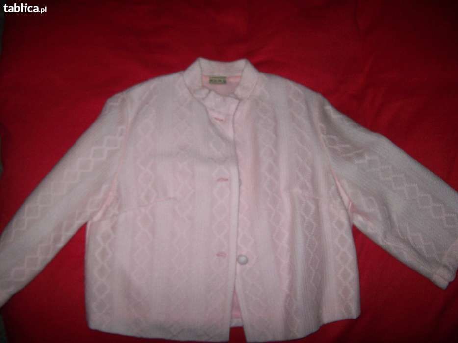 Żakiet ze stójką, różowy 40/42