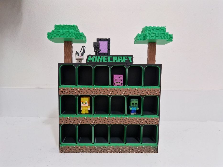 Expositor figuras Minecraft Funko Kinder Joy