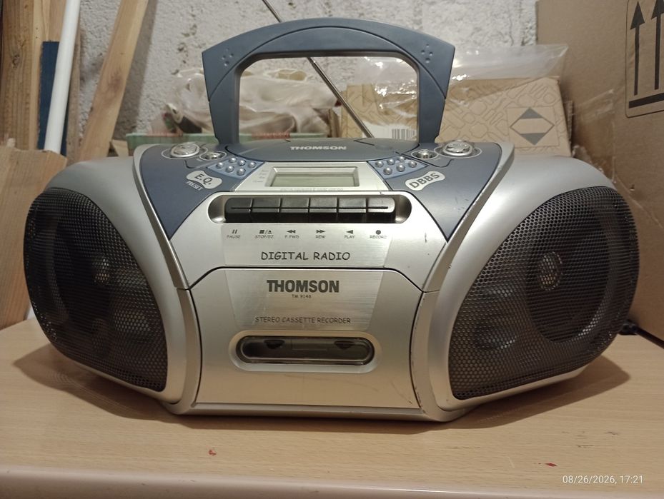 Radiomagnetofon CD Thomson TM9148 perfekcyjny stan tanio.
