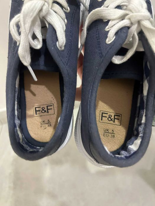 Granatowe Trampki F&F