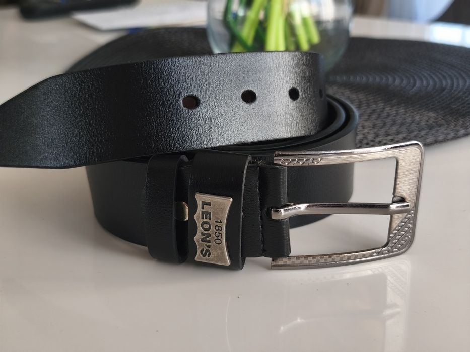 Nowy męski pasek skórzany