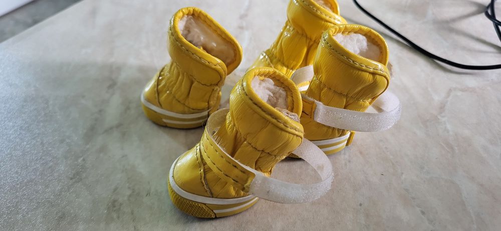 Сапожки зимові для собачки малих порід