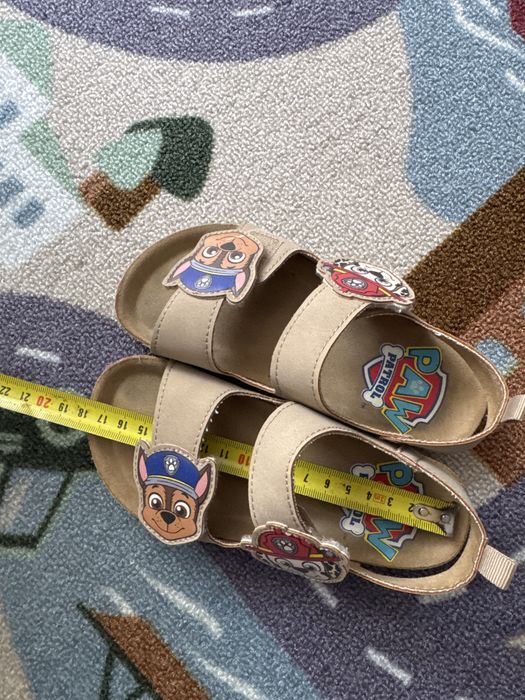 Сандалі для хлопчика босоніжки h&m paw patrol щенячий патруль літнє взуття 28 розмір устілка 17см