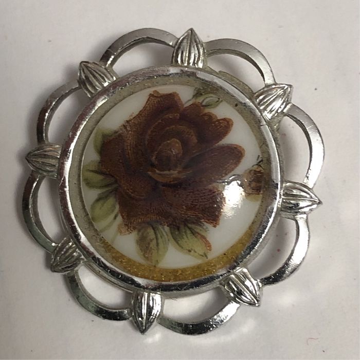 кулон подвеска весілля фарфор вінтаж