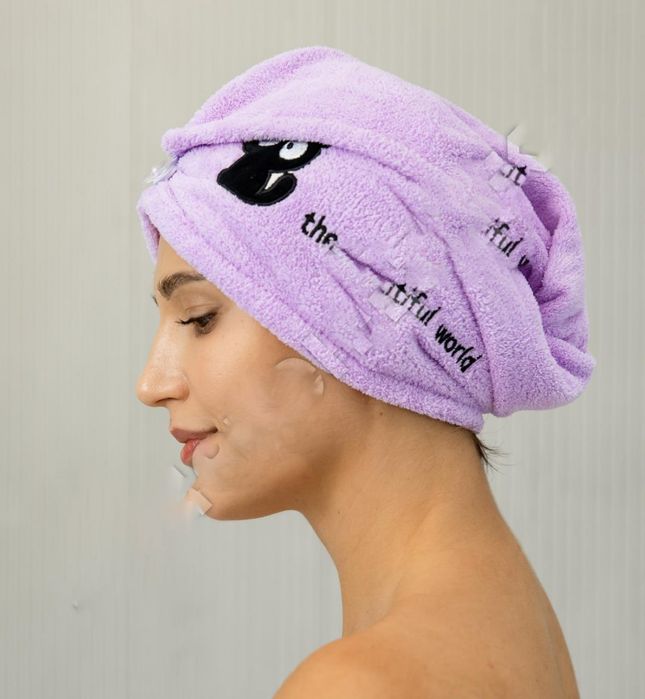 Набір рушник халат жіночий  банний сауна мікрофібра подарунковий