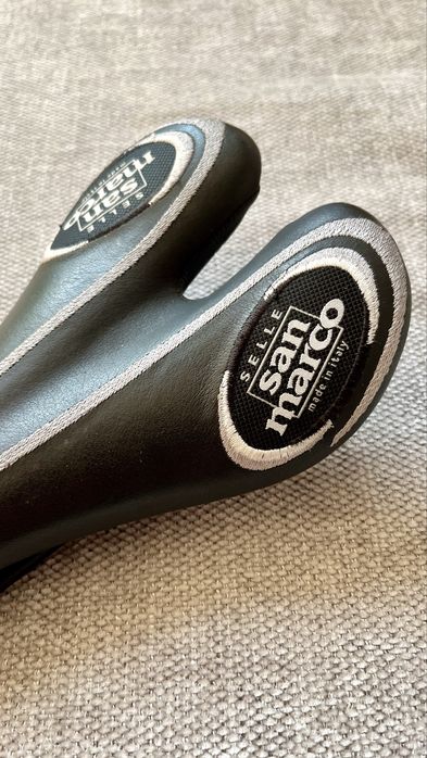 Skórzane siodełko szosowe SELLE SAN MARCO 4. Made in Italy.