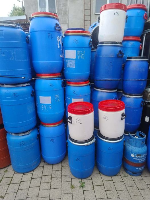 Beczki po spożywce 20l -220l