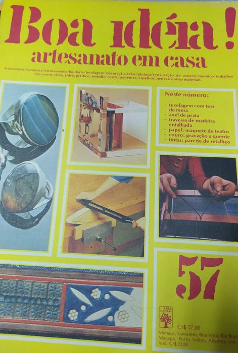 Boa Ideia- 4 Volumes de revistas Artesanato