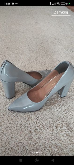Buty czółenka Saway 39 skóra słupek Zara Kazar Wojas Tatuum Massimo