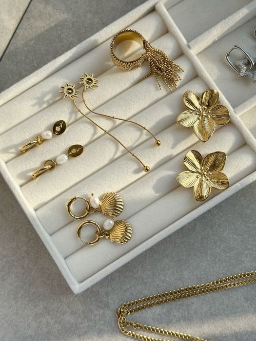 Біжутерія, сережки, підвіска, натуральні перлини