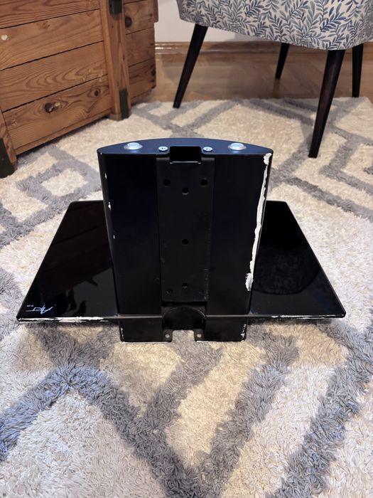 Szklany Stojak pod telewizor na dekoder