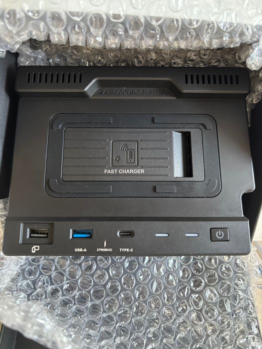 Carregador s/fio p/mercedes benz c/USB-C