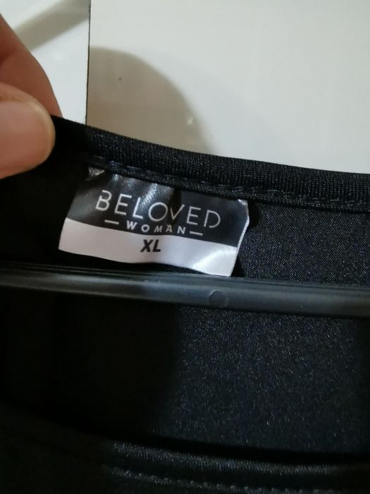 Bluzka koszulka krótki rękaw damska 42 XL Pepco sportowa czarna