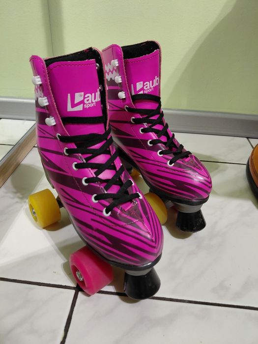 Różowe Wrotki Wiązane