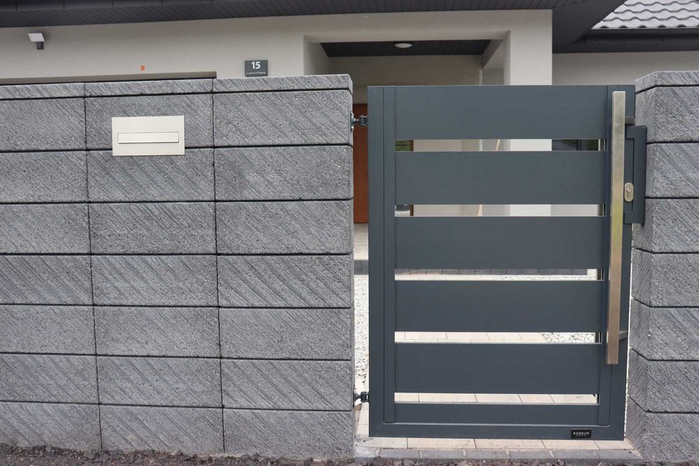 Ogrodzenie Frontowe, Palisada Aluminium, Przęsła Aluminiowe, Joniec -