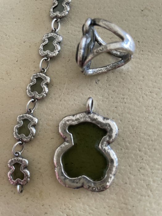 Pendente, pulseira e anel Tous