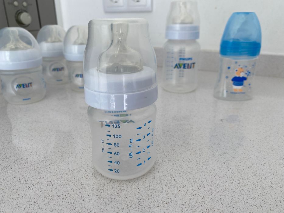 Lotes de 6 biberões Philips Avent e Dodie novos!