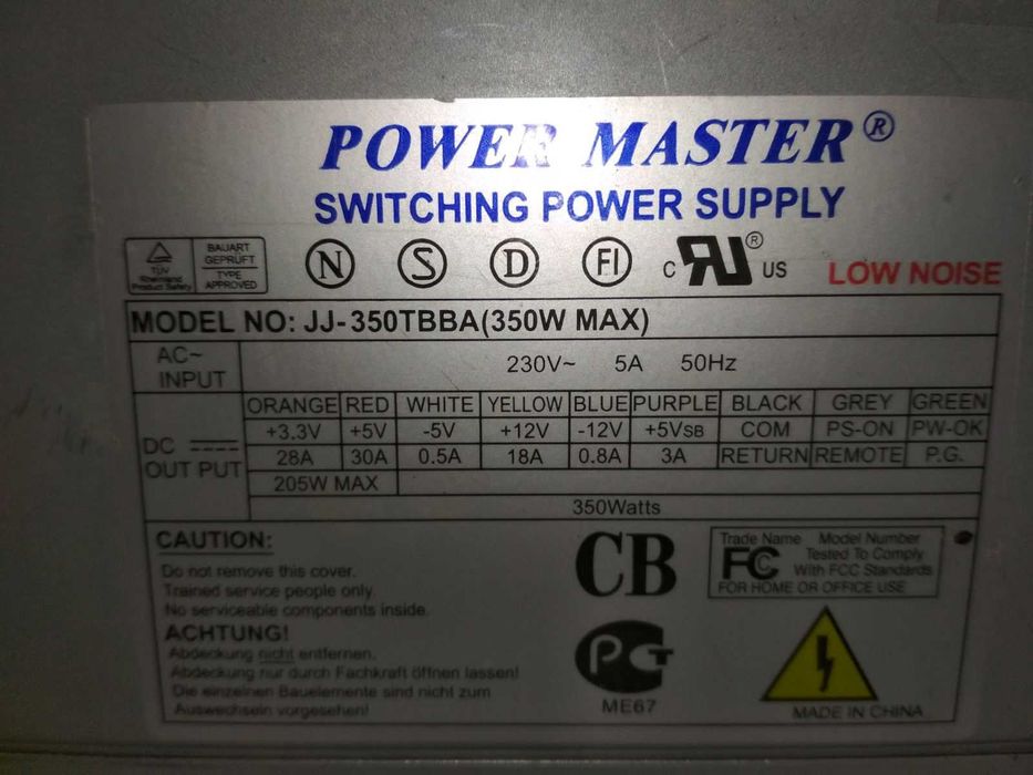 Компьютерные блоки питания 400.425.500W