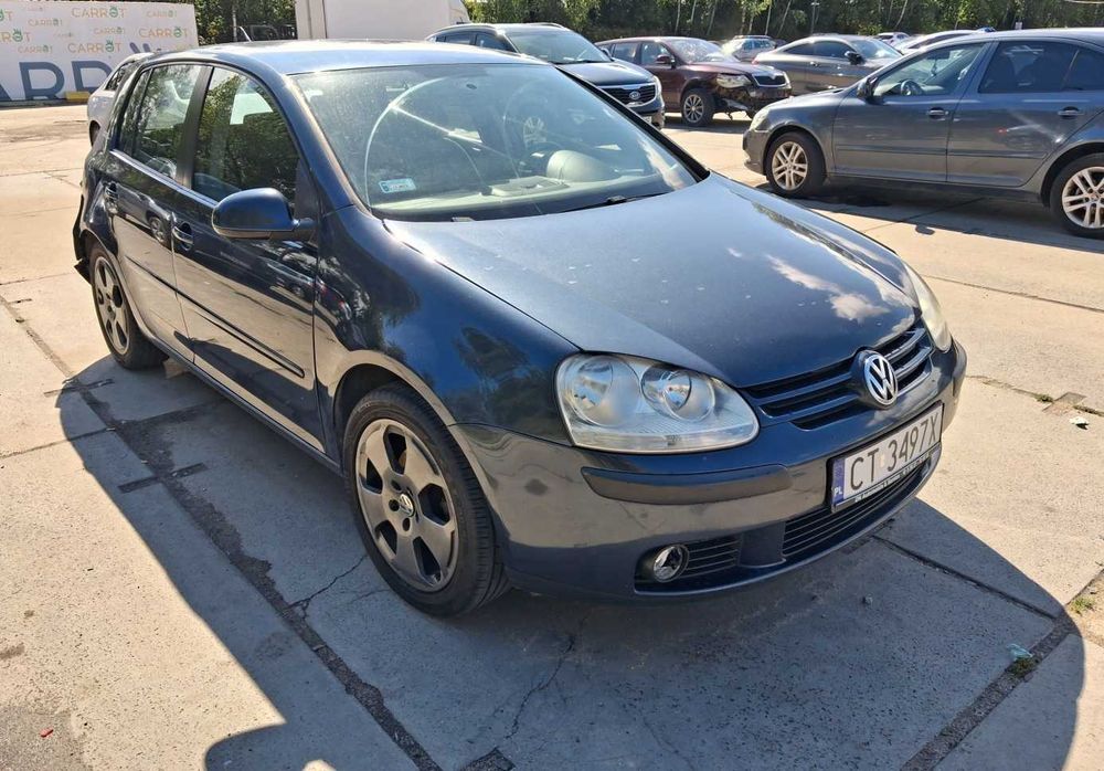 2006 VW GOLF V 1.6 MPI BSE 102 KM LAKIER LC5F Silnik Skrzynia częścI