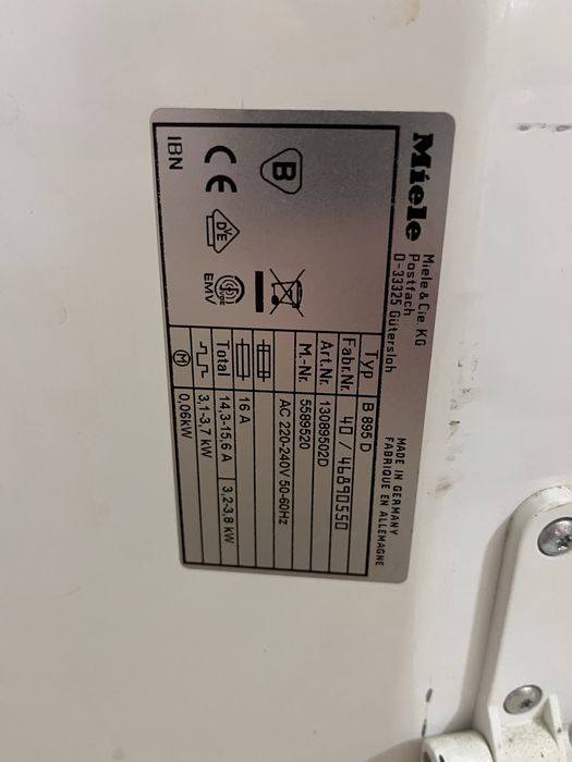 Гладильний каток Miele B 895