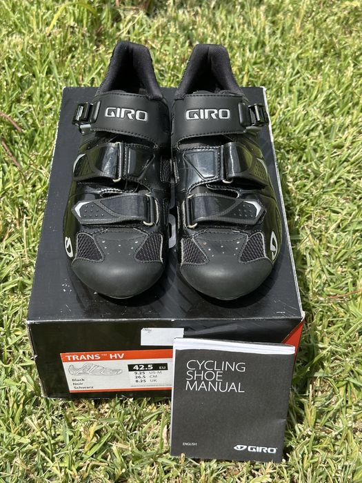 Sapatos ciclismo estrada GIRO Trans HV sola carbono