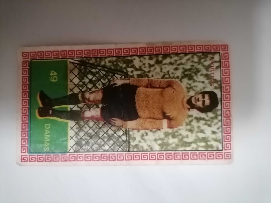 Cromo Caramelos Calhambeque 73/74 DAMAS (Sporting) Nº 49