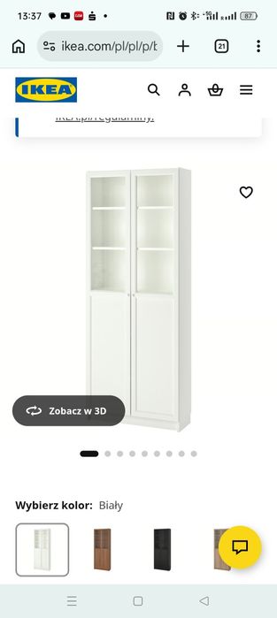 Regał witryna Ikea