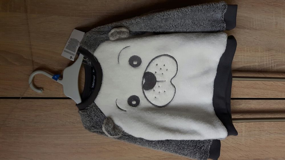 NOWY sweter pulower niemowlęcy bluza polarowa sweter bluzka r.86