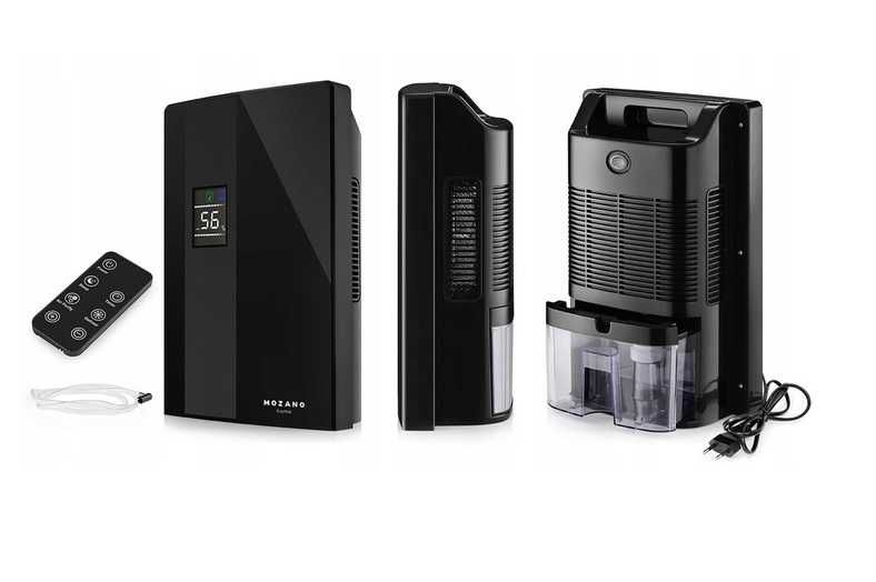 Duży OSUSZACZ POWIETRZA pochłaniacz wilgoci OCZYSZCZACZ cichy + pilot