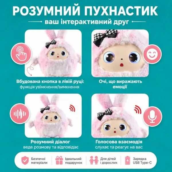 М'яка іграшка інтерактивна