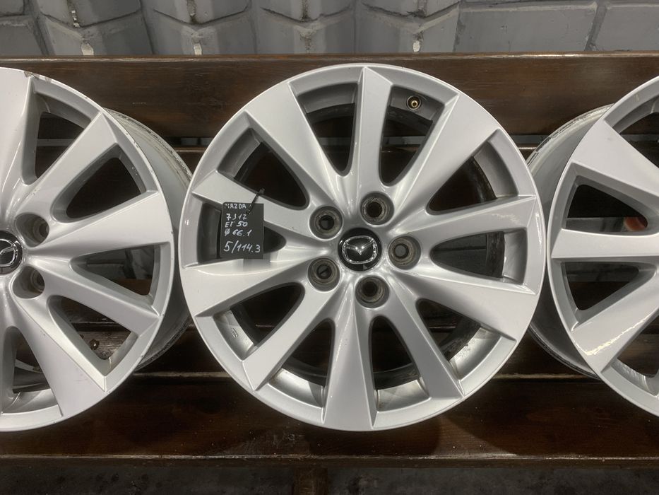 99 Оригинальные литые диски Mazda 5/114.3 R17 et50
