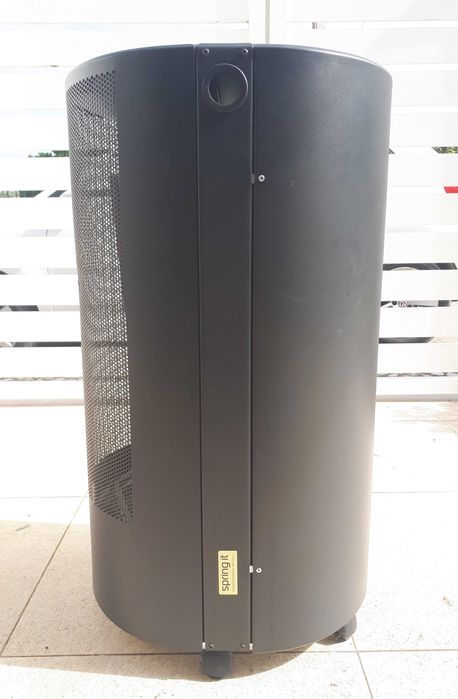 Aquecedor a Gás Spring it Blue de cor Preta