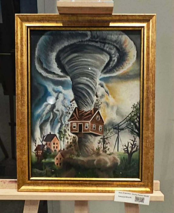 Obraz tornado -  suche pastele Patrycja Mrozik