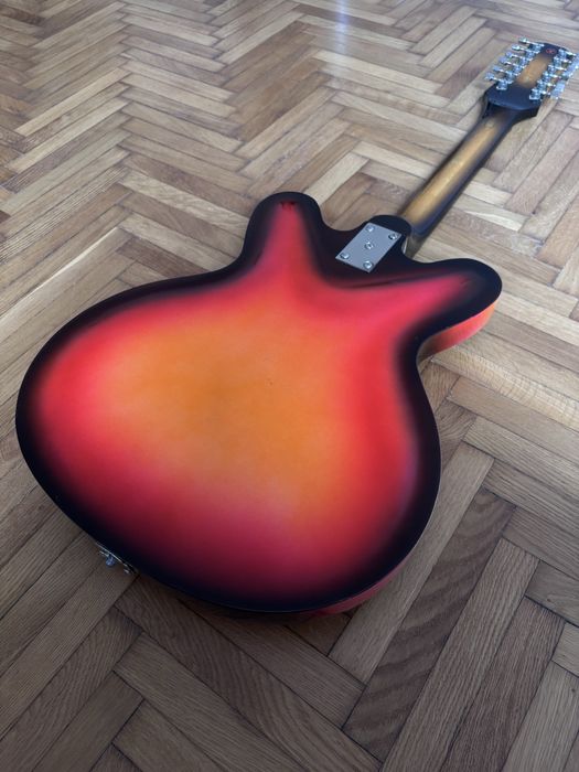 Retro - Vintage : Gitara Hollow body 12 strunowa ZSSR - Maria