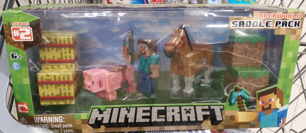 Figurki Minecraft Overworld Saddle Pack.