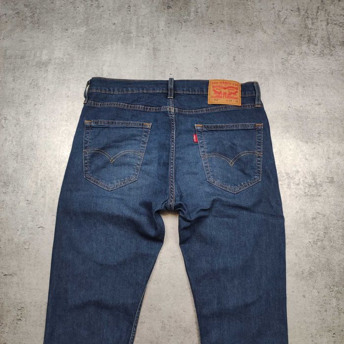 MĘSKIE Spodnie Classic Eleganckie Slim Jeans Denim Levis PREMIUM 512