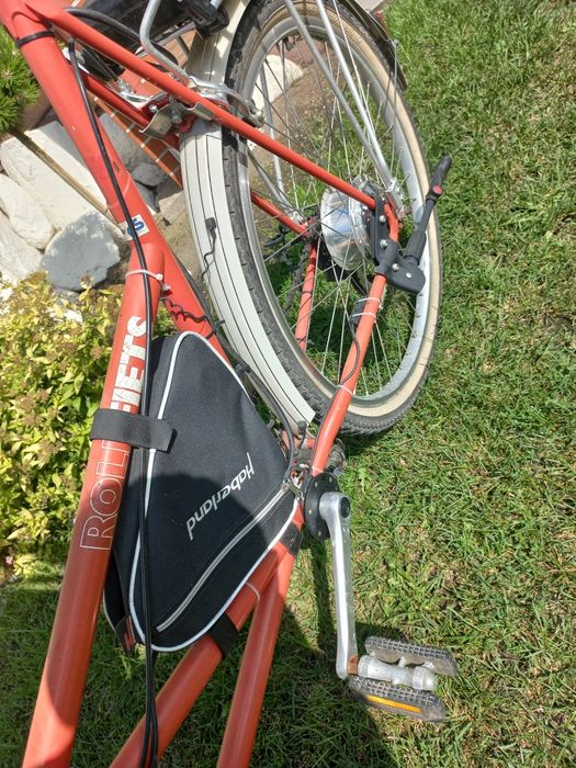 rower z wózkiem tandem riksza