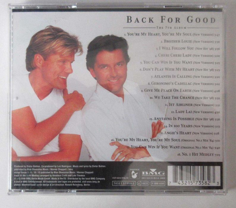 MODERN TALKING - Back For Good (CD)