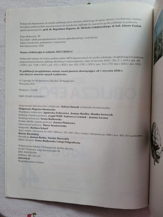 Oblicza epok 4, nowa edycja